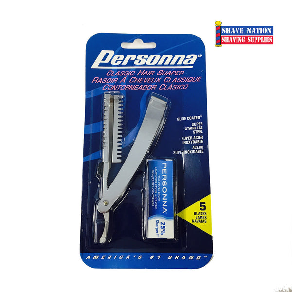 Personna Classic Hair Shaper Kit with Blades Shave Nation Shaving