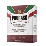 NEW! Proraso Aftershave Balm Sandalwood-Nourish-Red