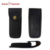 Red Deer Genuine Leather Folding Knife Carrying Case
