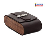 Rex Supply Walnut & Leather Safety Razor Travel Case