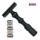 Shave Nation Step-Up Closed Comb Safety Razor with Blades