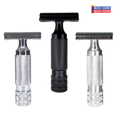 Shave Nation Chubby Closed Comb Safety Razor with Blades