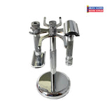 Shave Nation Double Razor & Brush Stand - Holds Large and Small Brushes