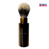 Shave Nation Finest Badger Travel Brush Faux Horn