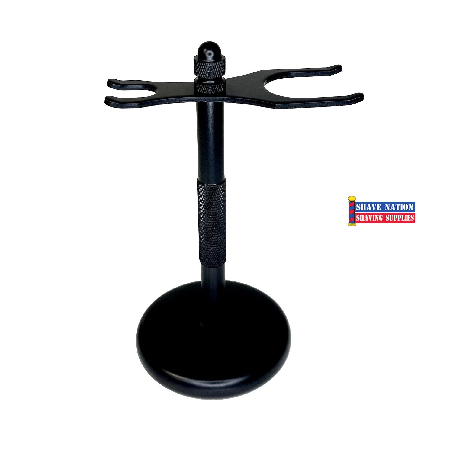 Shave Nation Deluxe Black Razor & Brush Stand