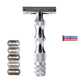 Shave Nation Step-Up Closed Comb Safety Razor with Blades