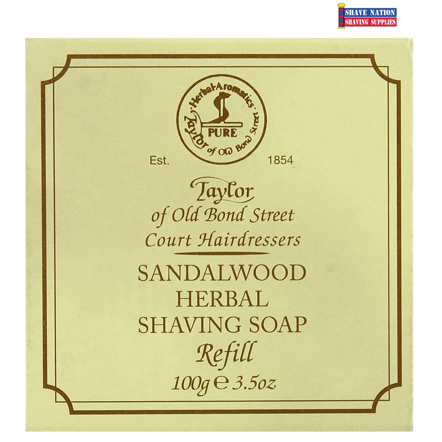 Taylor of Old Bond Street Shaving Soap Refill Sandalwood