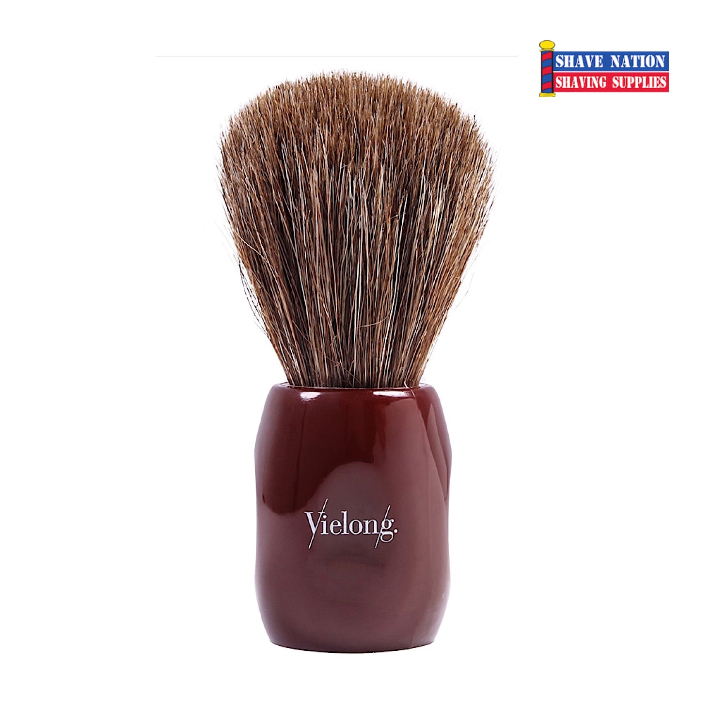 Vielong Horse Hair Shaving Brush Wood Handle