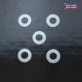 Protective White Nylon Washers for Safety Razor 5 Pack