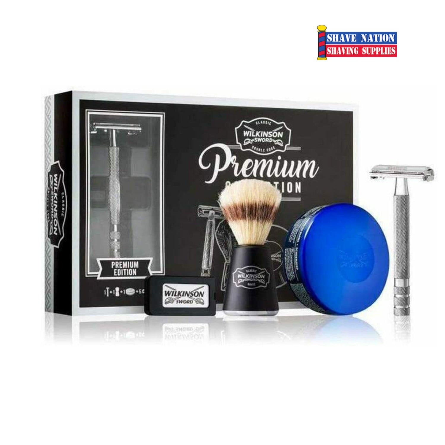 Wilkinson Sword Butterfly Razor Premium Collection Shaving Set