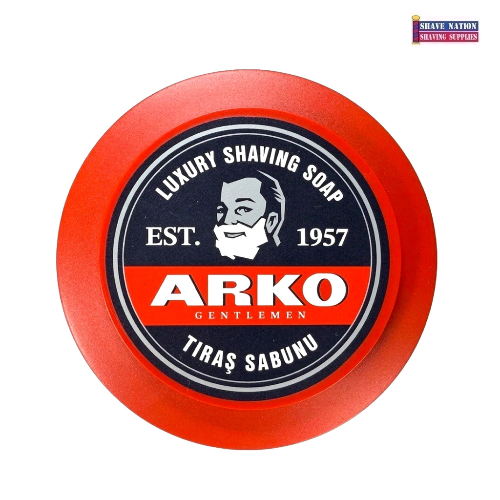 NEW! Arko Luxury Shaving Soap In Plastic Bowl