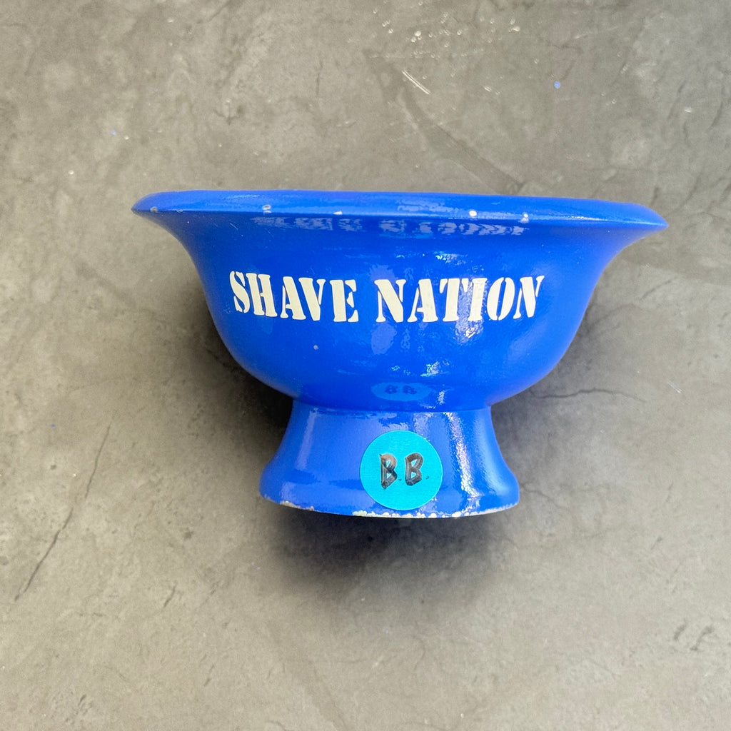 Blue Bumpy Indestructibowl Shaving Lather Bowl S&D