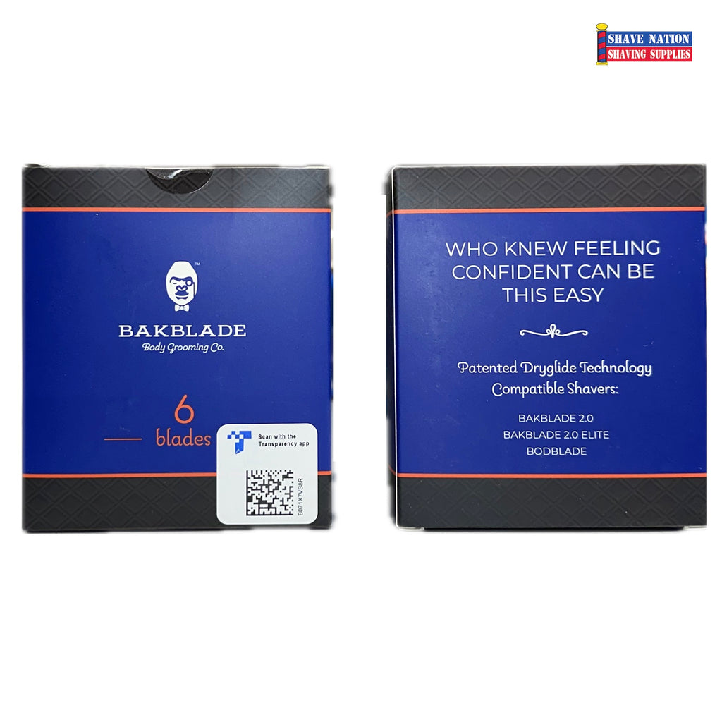 BAKBLADE DRYGLIDE Replacement Cartridges 6 Pk.