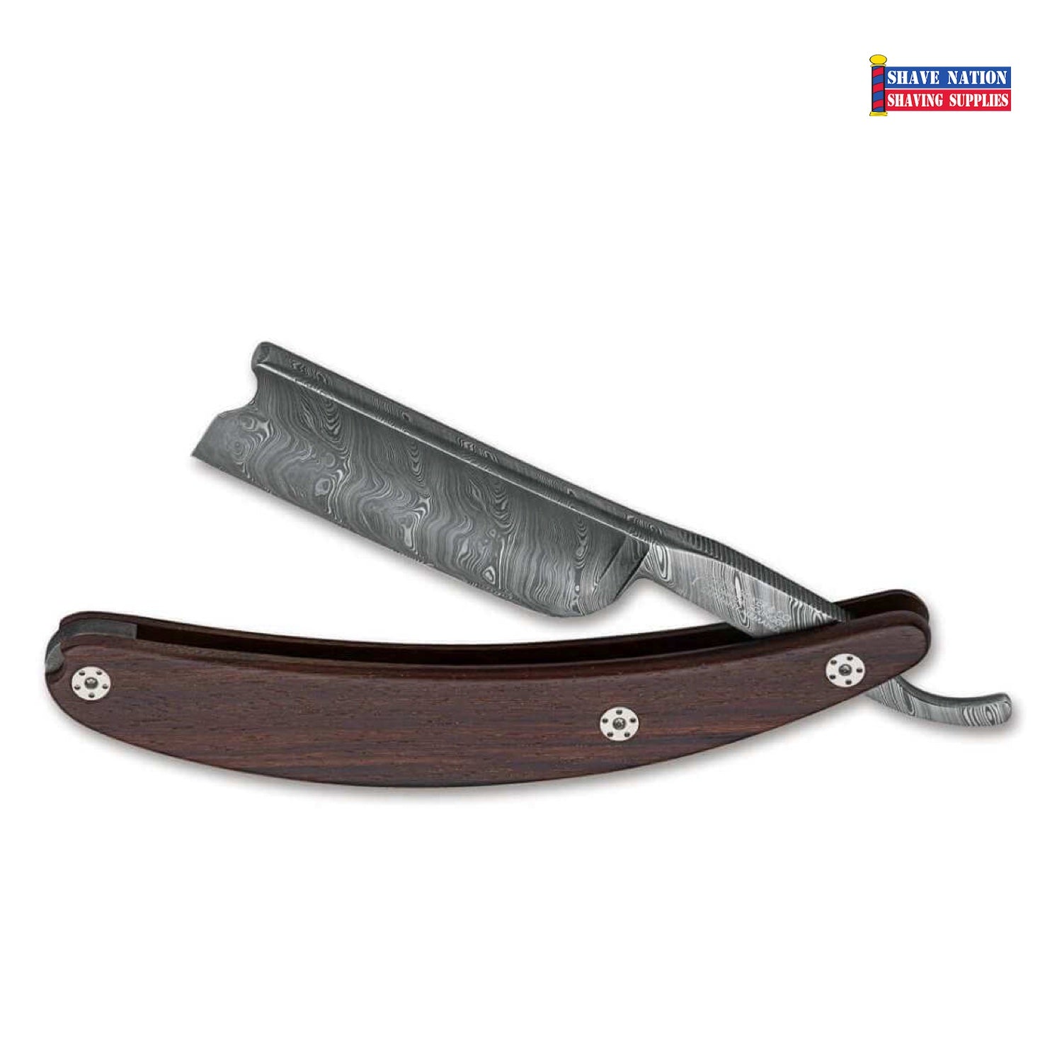 NEW! Boker Master Cutter Damast Straight Razor 8/8 Blade | Shave Nation ...