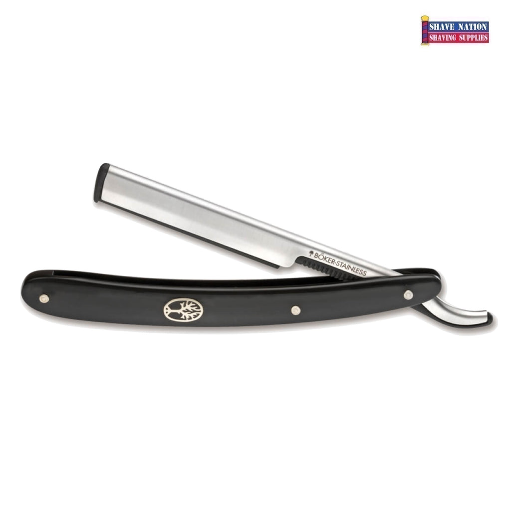 Boker Barberette Shavette Razor Black