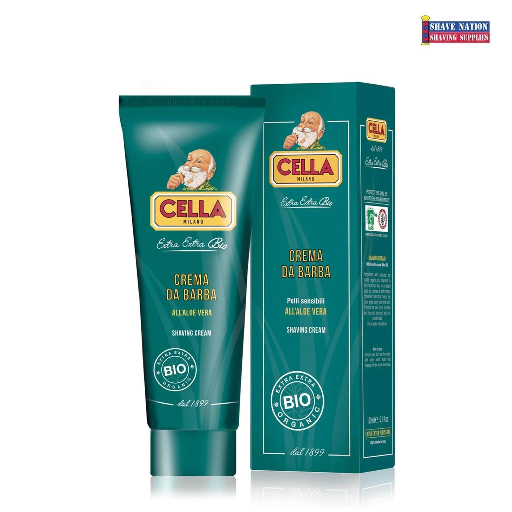 Cella Organic Shaving Cream Tube