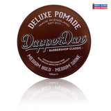 Dapper Dan Deluxe Pomade Medium Hold-Burgundy Tin