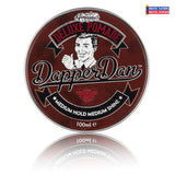 Dapper Dan Deluxe Pomade Medium Hold-Burgundy Tin