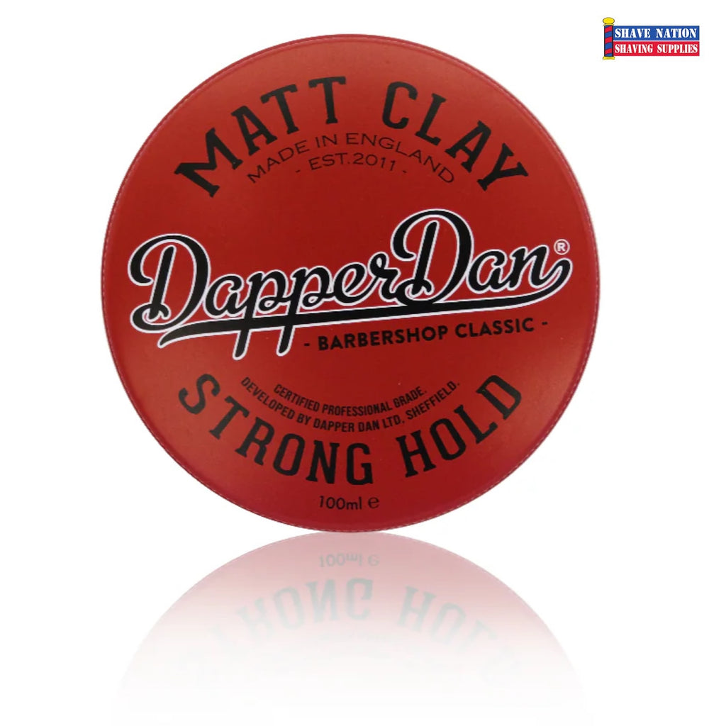 Dapper Dan Matt Clay Strong Hold-Red Tin