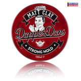 Dapper Dan Matt Clay Strong Hold-Red Tin