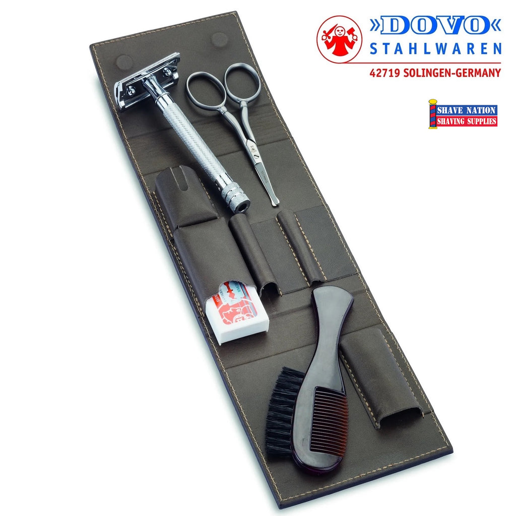 Dovo Deluxe 4 Piece Grooming Kit with Case