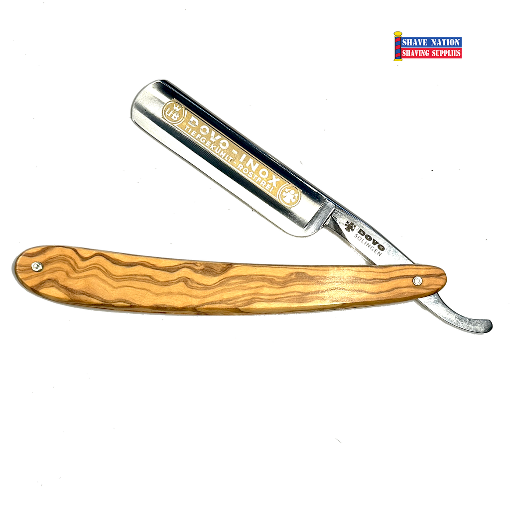 Dovo Straight Razor 5/8 with Olivewood Handles