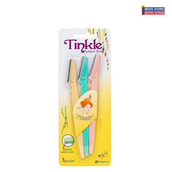 Tinkle Eyebrow Razors-3 Pack | Shave Nation Shaving Supplies®