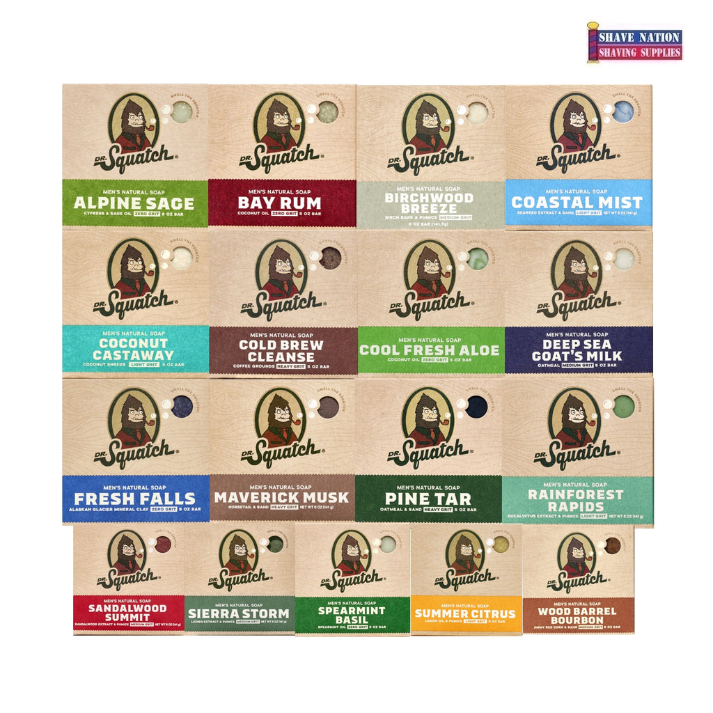 Dr Squatch Mens Natural Bar Soap