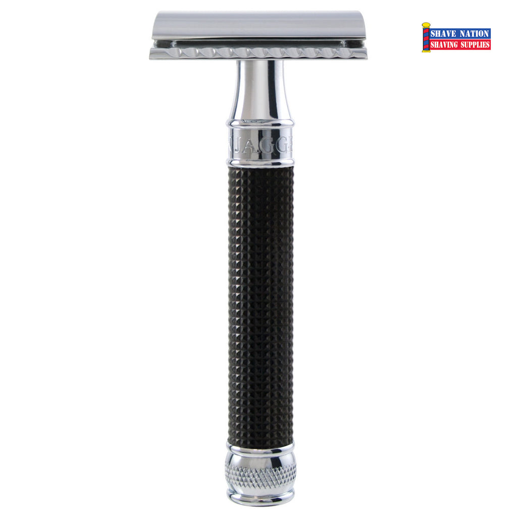 Edwin Jagger DE3DBC15BL Closed Comb 3D Grip Razor