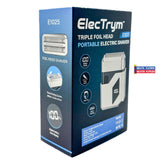 ElecTrym Triple Foil Head Portable Electric Shaver