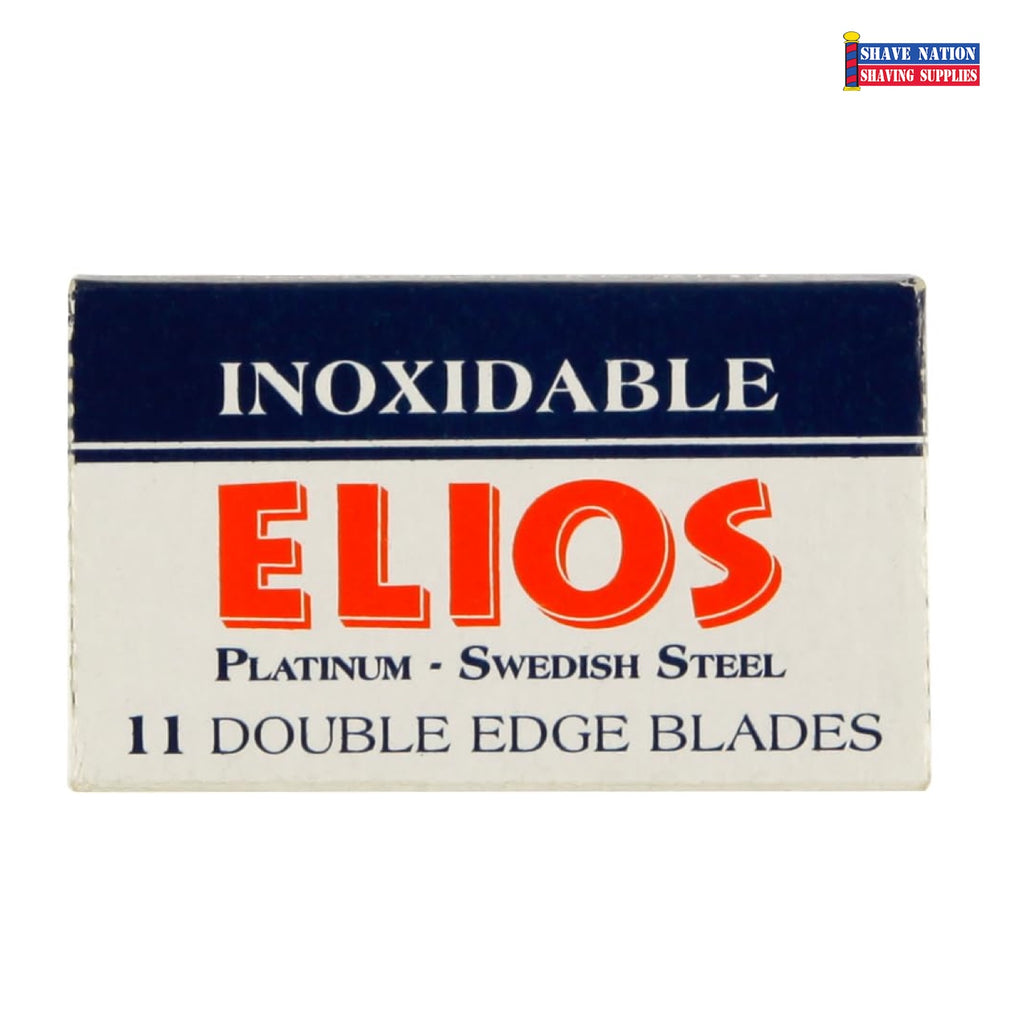 Elios Platinum Swedish Steel DE Blades Pack of 11