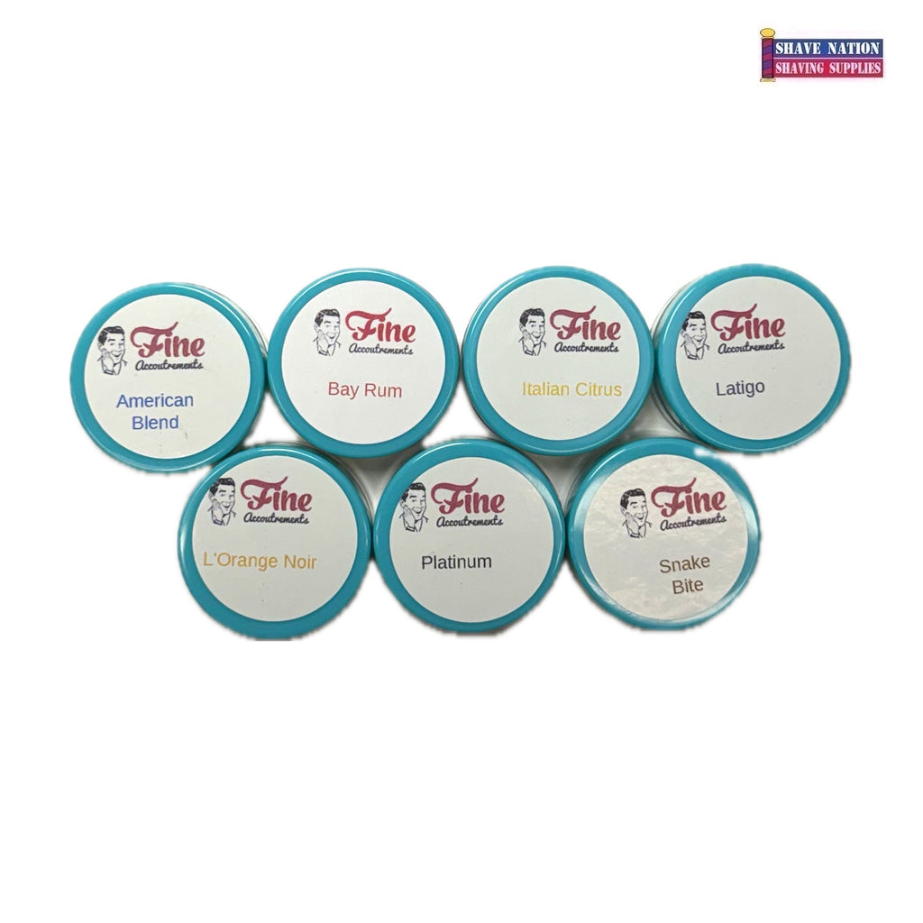 Fine Accoutrements 21st Century Classic Shaving Soap Sampler-7 Scents