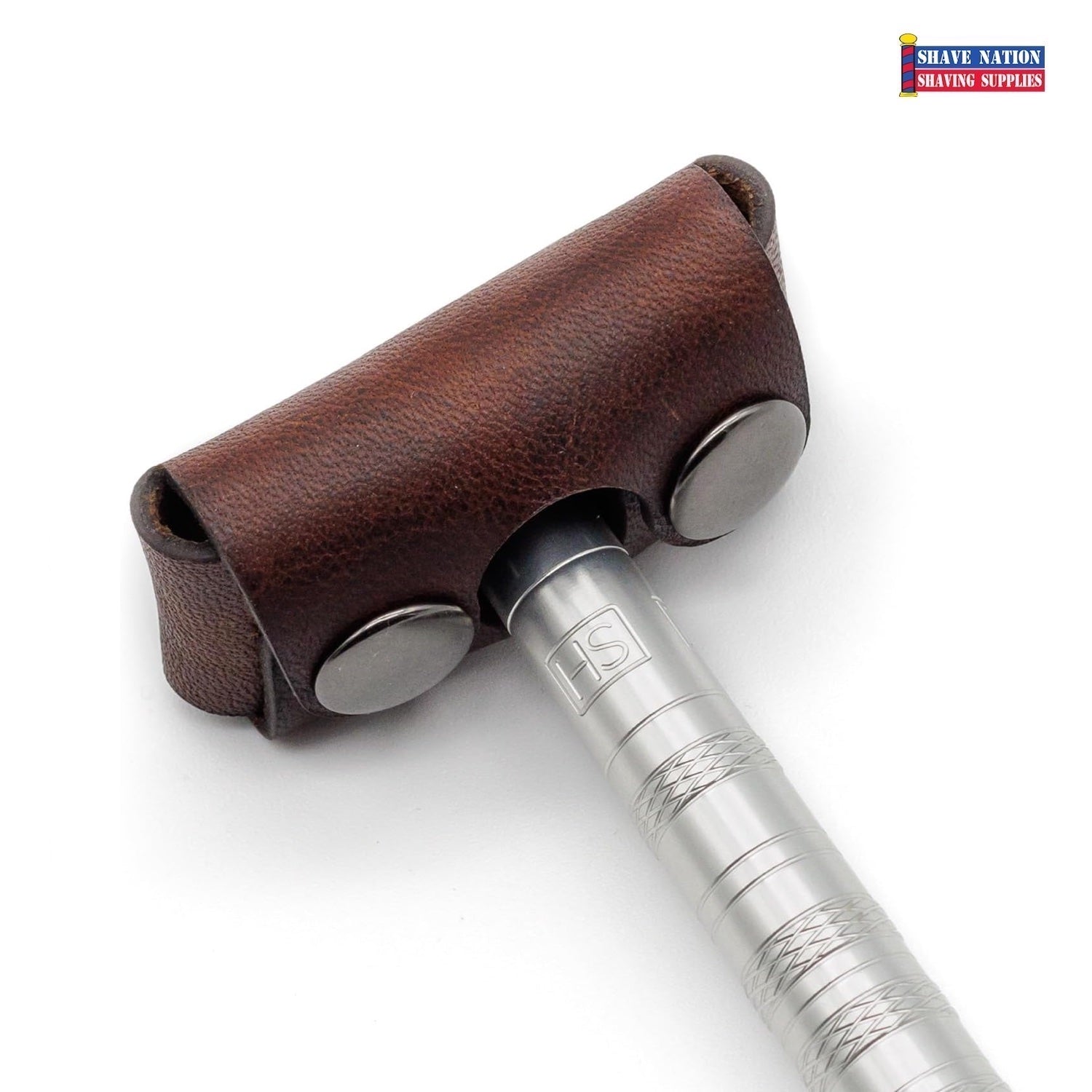 Henson Leather Razor Head Cover | Shave Nation Shaving Supplies® Henson Leather Razor Head Cover | Shave Nation Shaving Supplies®