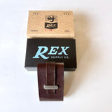 Scratch Dent-Rex Supply Co Walnut & Leather Safety Razor Travel Case