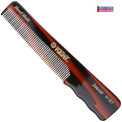 NEW! Kent R18T Handmade All Fine Tooth Pocket Comb for Styling Hair, Beard, Mustache