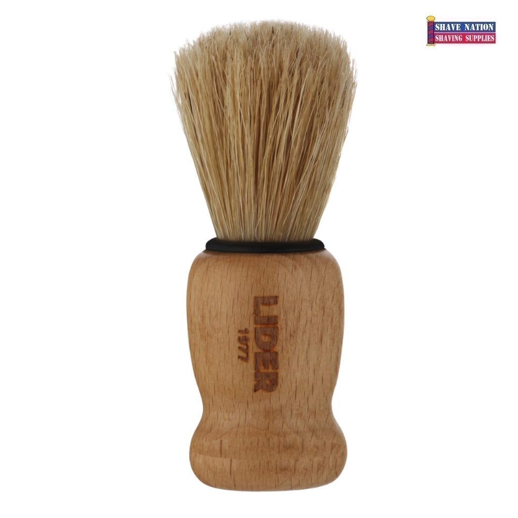 Lider Natural Boar Shaving Brush with Wood Handle