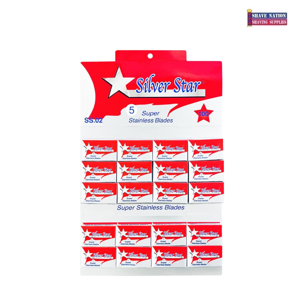 Lord - Silver Star Stainless Double Edge Razor Blades 100ct