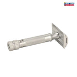 MERKUR 11 INOX Open Comb Flat Bar Safety Razor Satin Stainless Steel