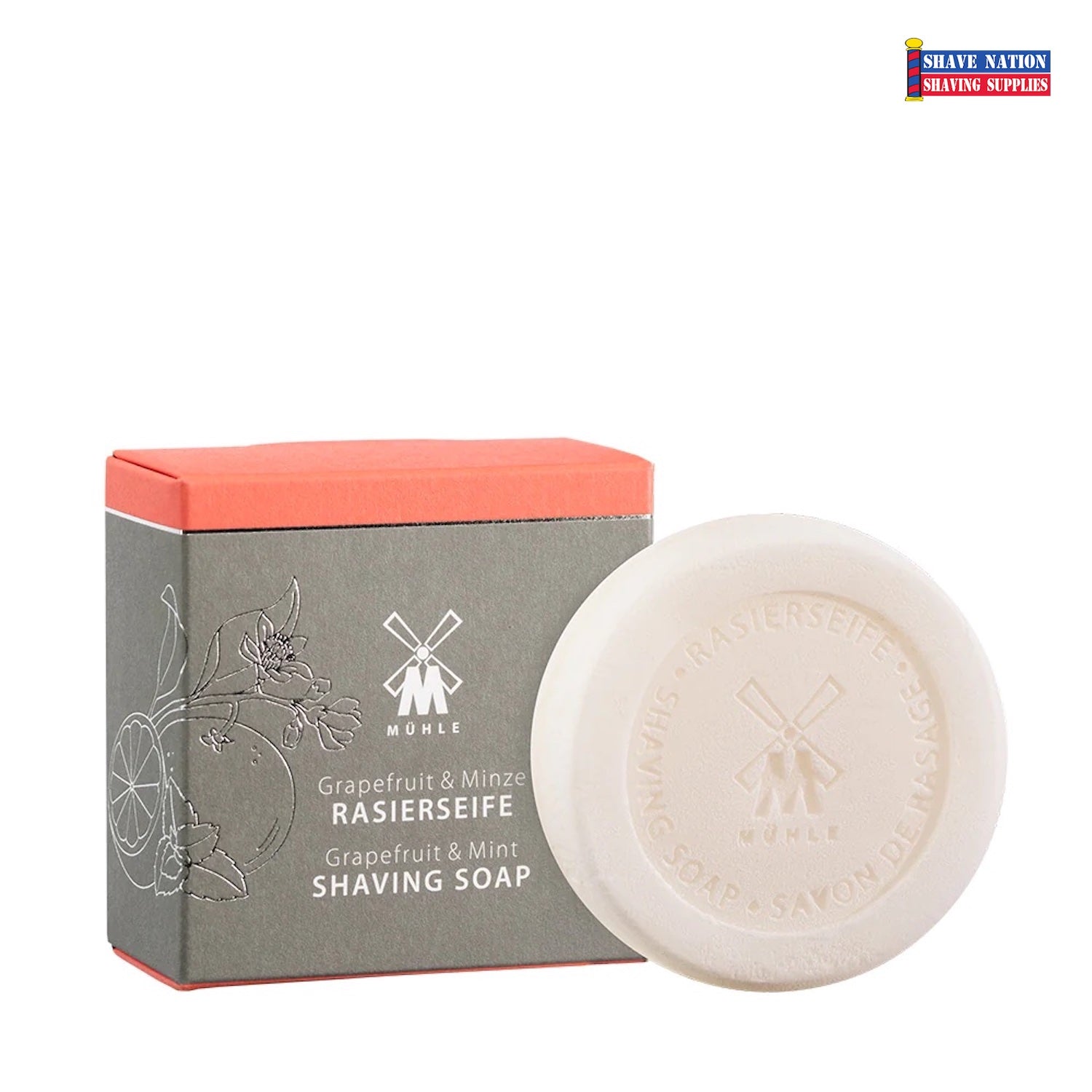 | Refill Grapefruit Soap Shaving Mint & Shaving Supplies® Muhle Nation Shave