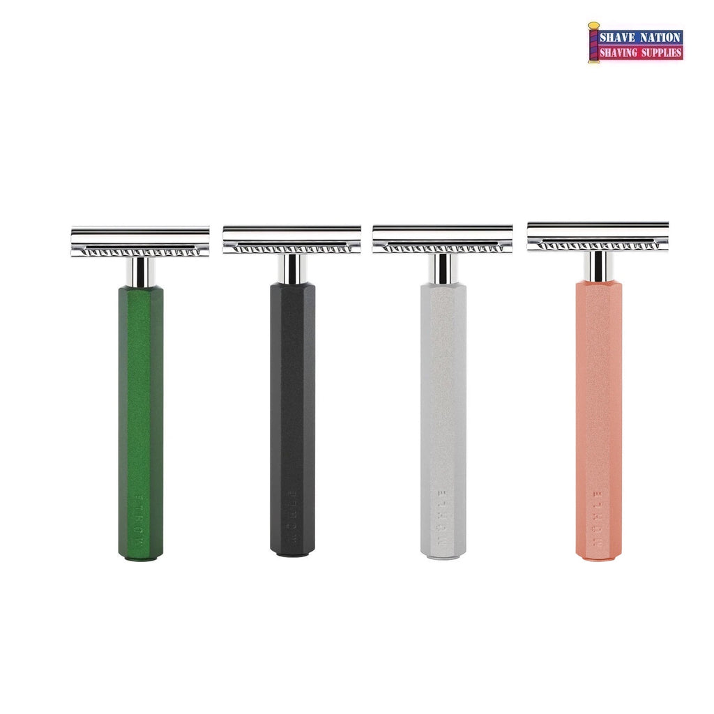 Muhle R-HXG Hexagon Graphite Closed Comb Safety Razor