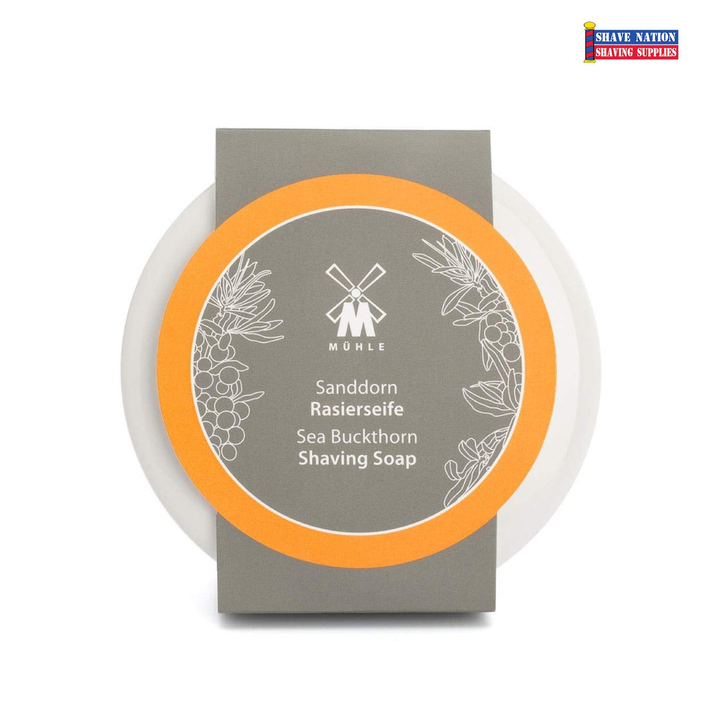 Mühle Sea Buckthorn Shaving Soap in Porcelain Bowl