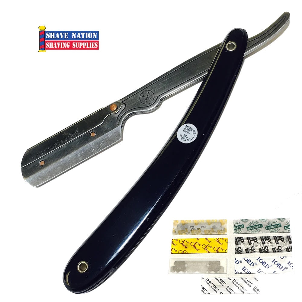 Parker SRB Shavette Razor with 7 Blades