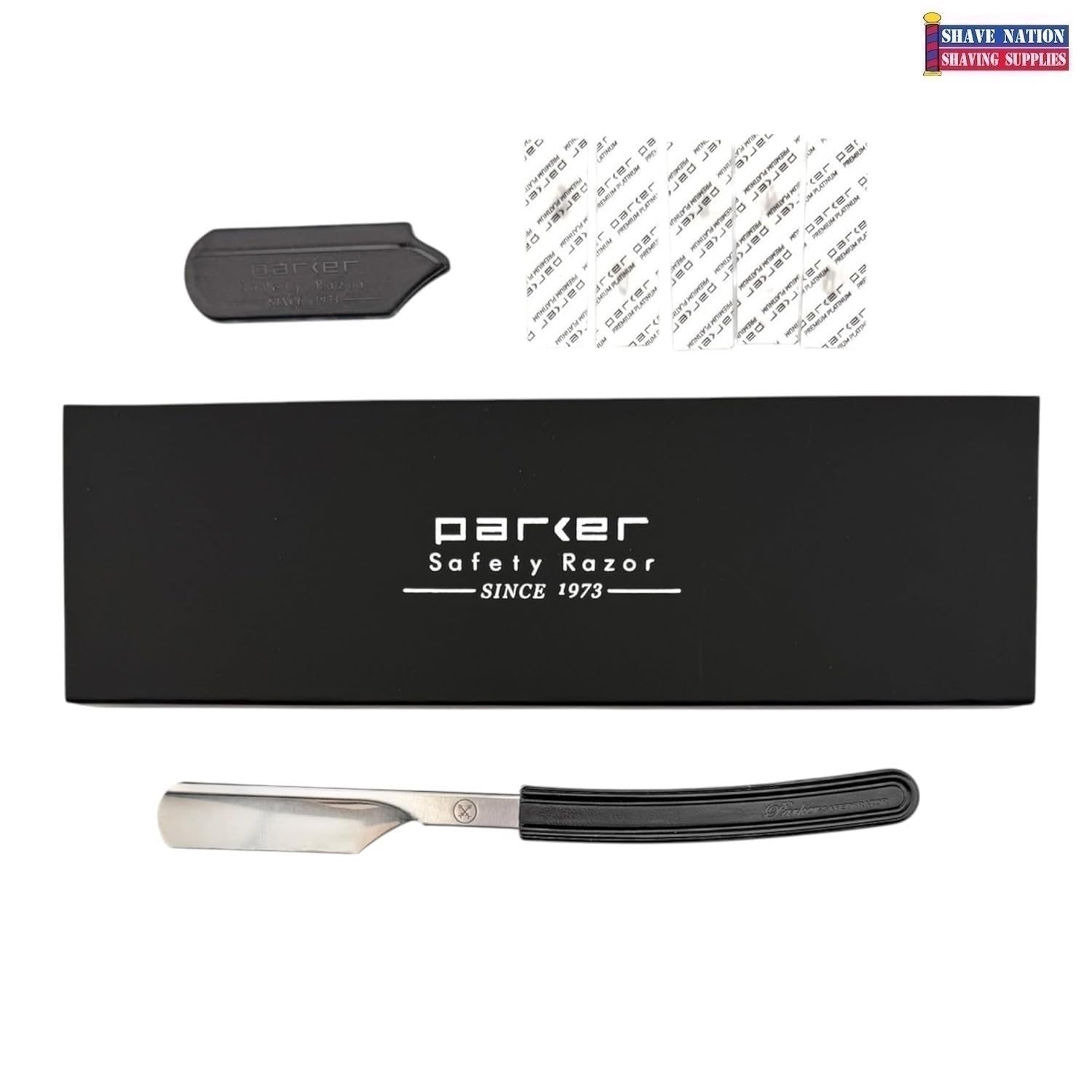 NEW! Parker Director Japanese Style Shavette Razor w FREE BLADES ...