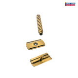Parker Flight All Brass 3-Piece Flat Bar Safety Razor