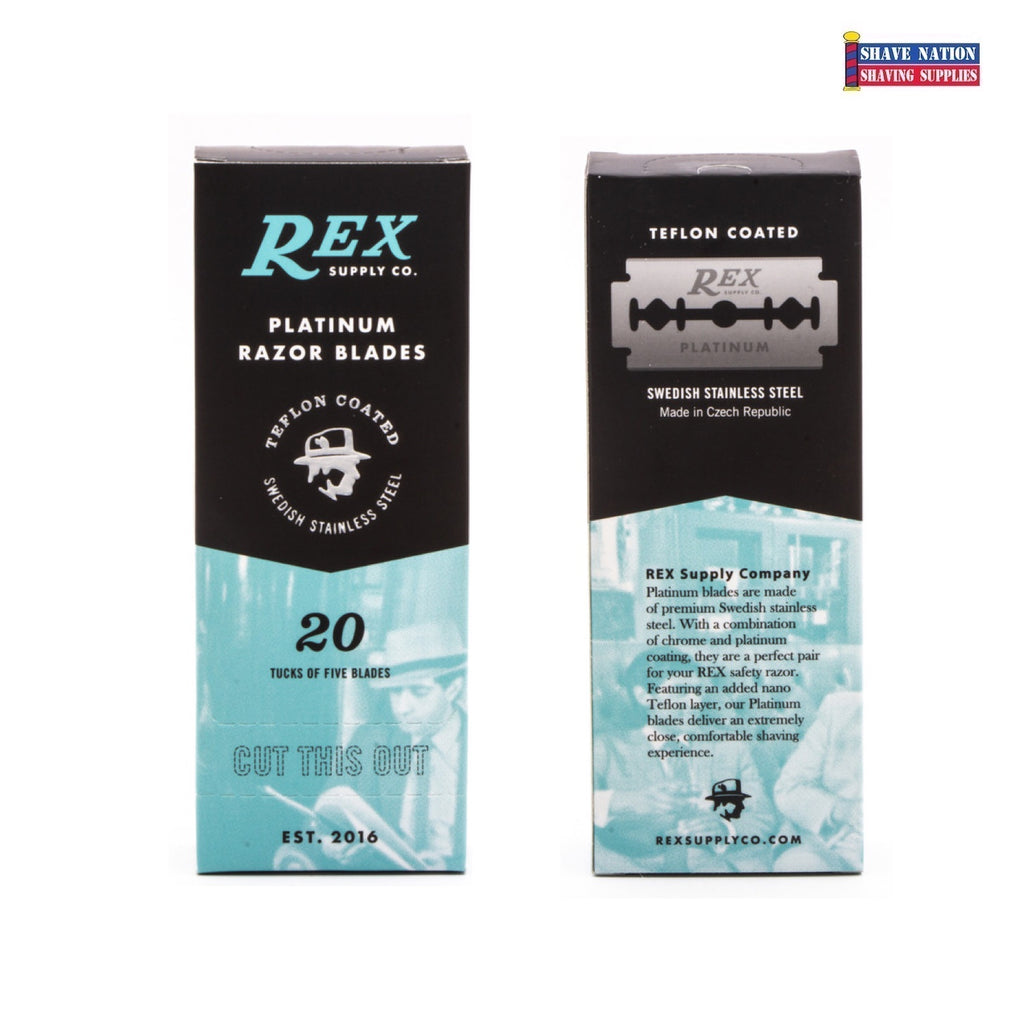 Rex Supply Platinum DE Blades 100ct