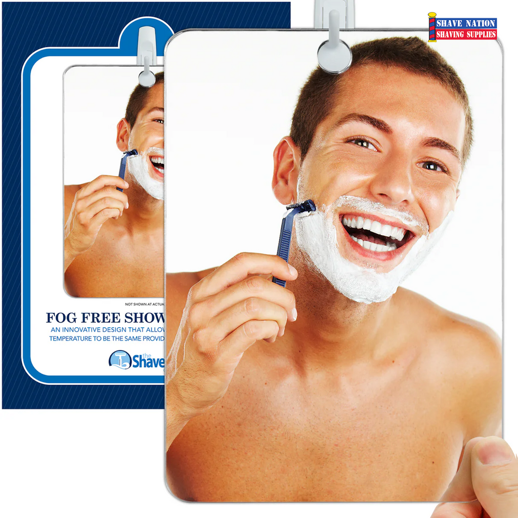 Shave Well Anti-Fog XL Shower Mirror - Fogless Bathroom Shaving Mirror