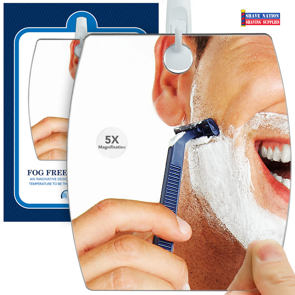 Shave Well 5X Magnified Fog Free Shower Mirror
