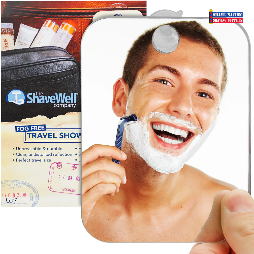 Shave Well Fog Free TRAVEL Mirror