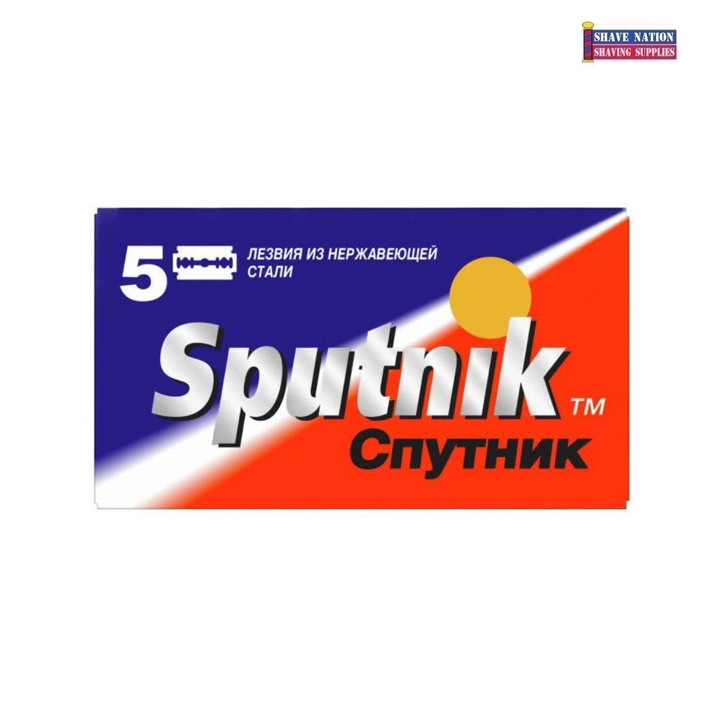 NEW! Sputnik Cnythnk Double Edge Razor Blades 5 Pack