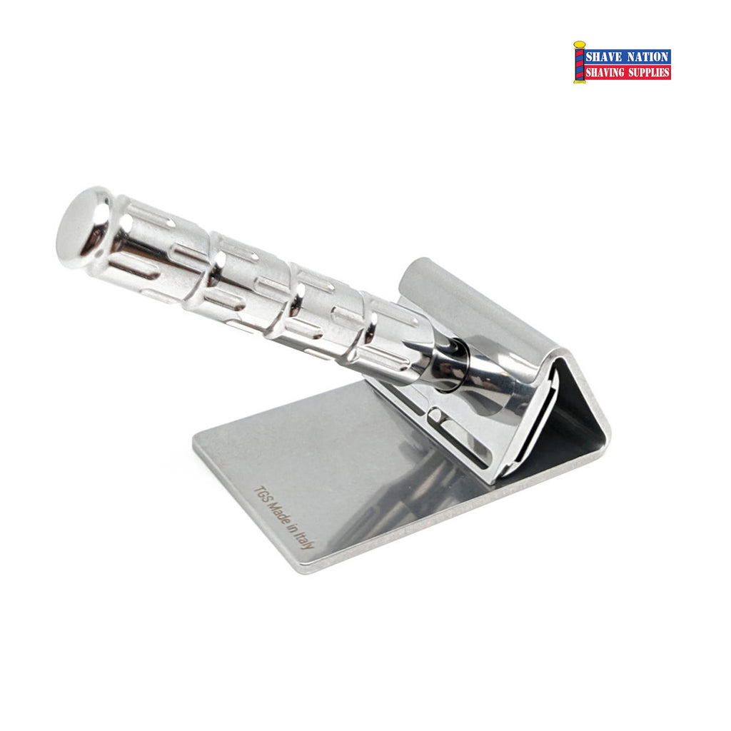 The Goodfellas Smile Stainless Steel Safety Razor Stand